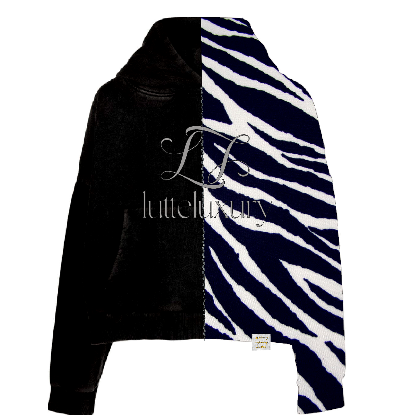 Lutteluxury “Half Man Half Zebra” Hoodie