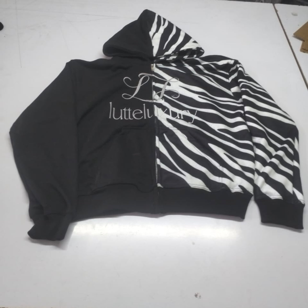 Lutteluxury “Half Man Half Zebra” Hoodie
