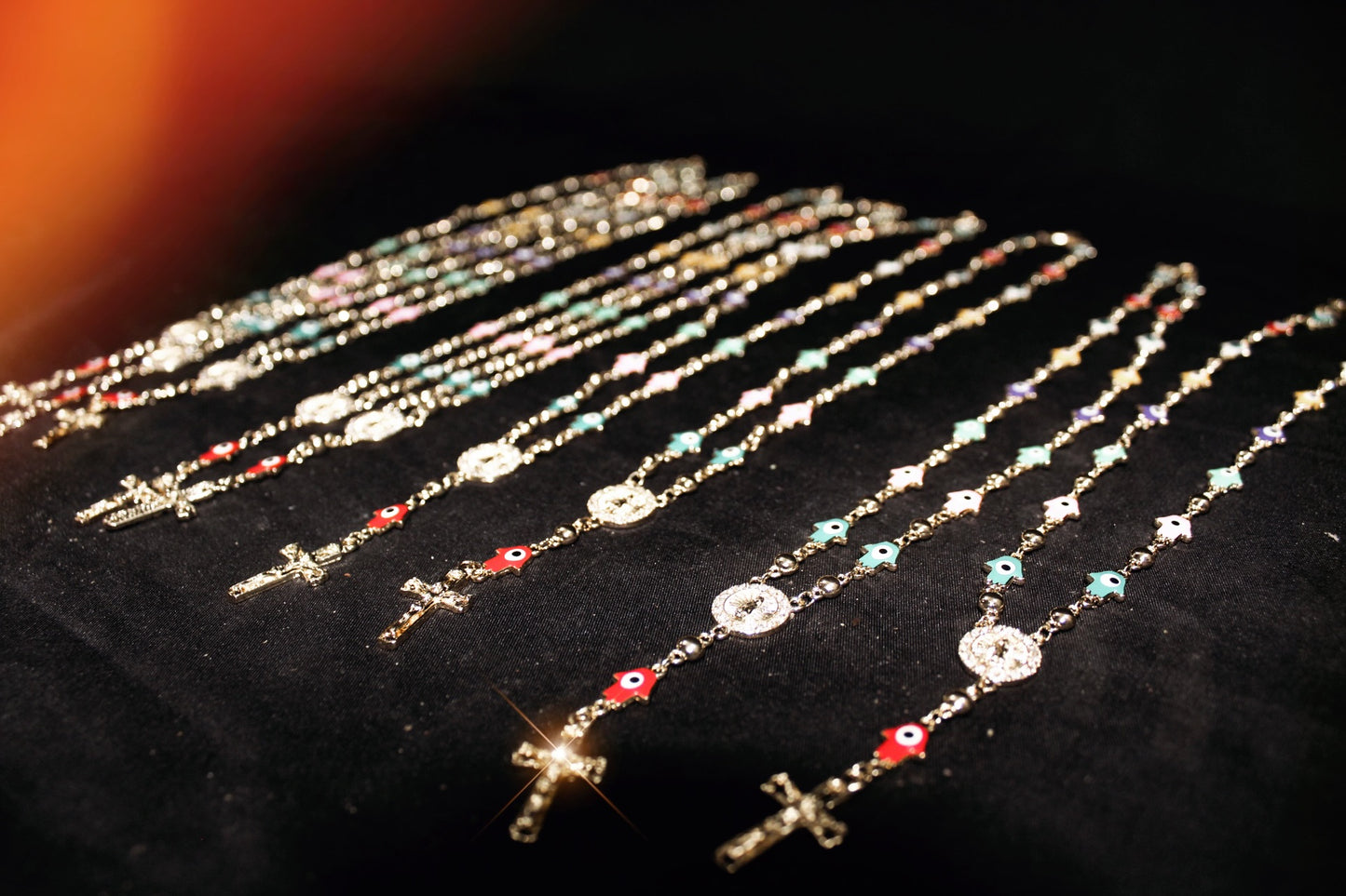 Lutteluxury “EyetoEye” Gold Rosaries